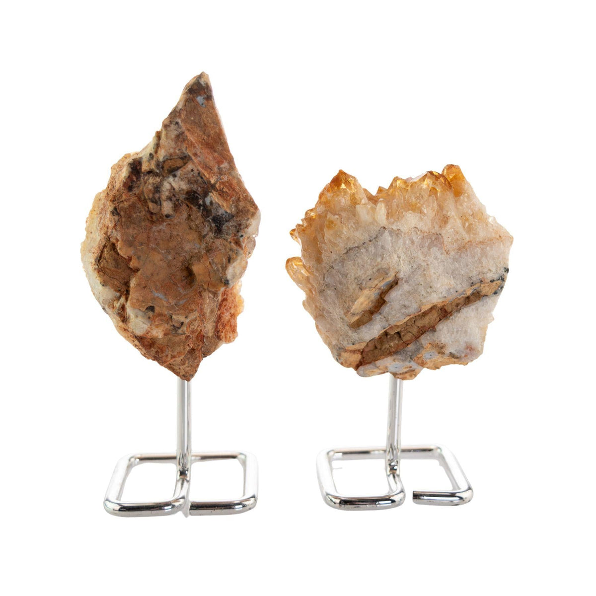 Druze Citrine on Stand