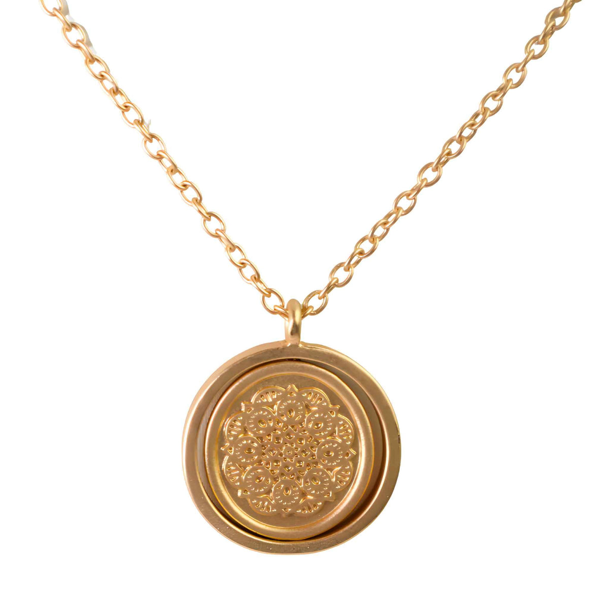 Mantra Medallion Necklace