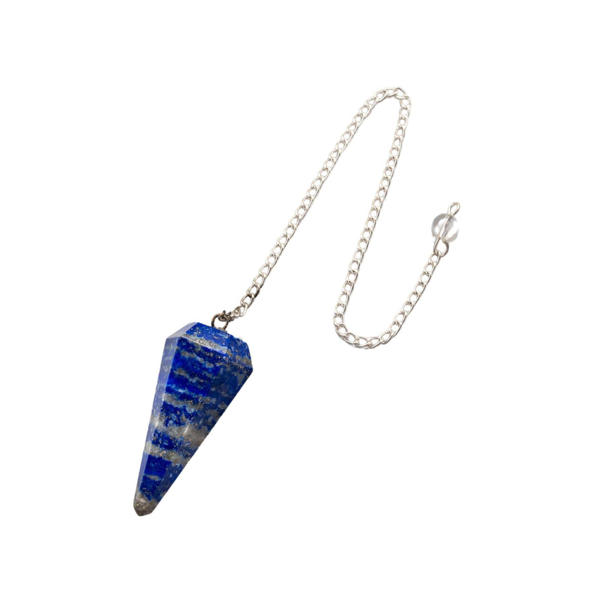 Lapis Lazuli Faceted Pendulum