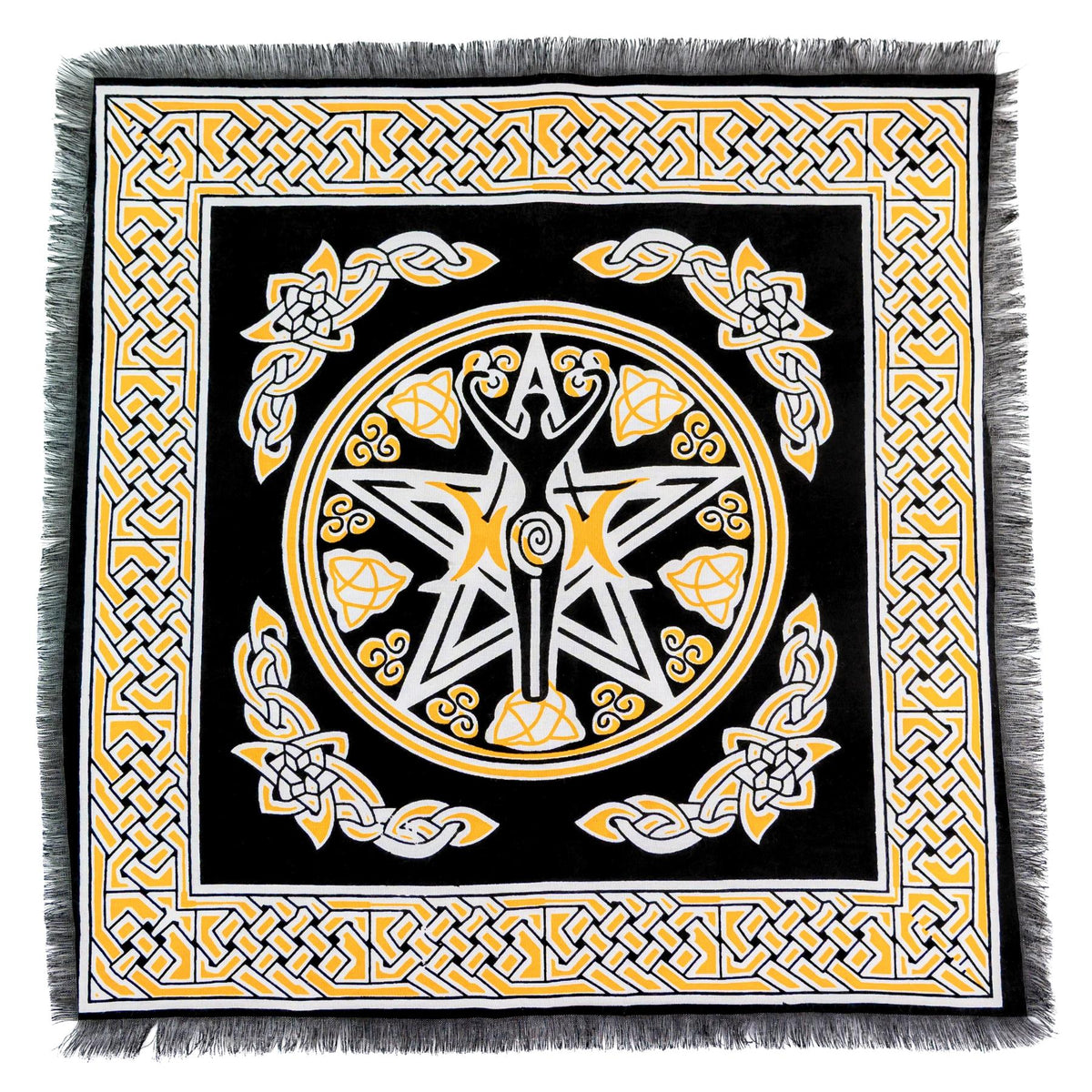 Pentagram Goddess Altar Cloth