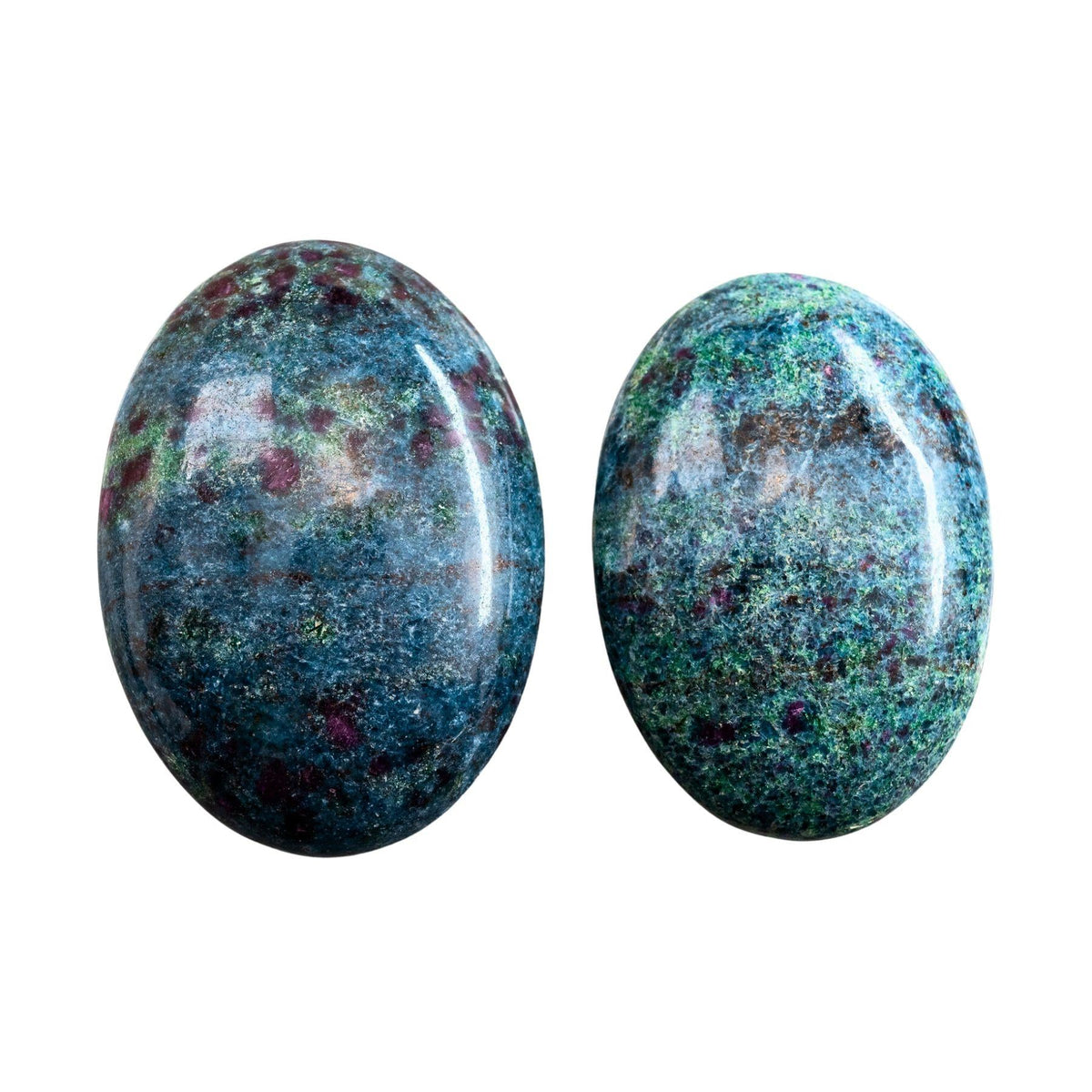 Ruby in Kyanite Palm Stone