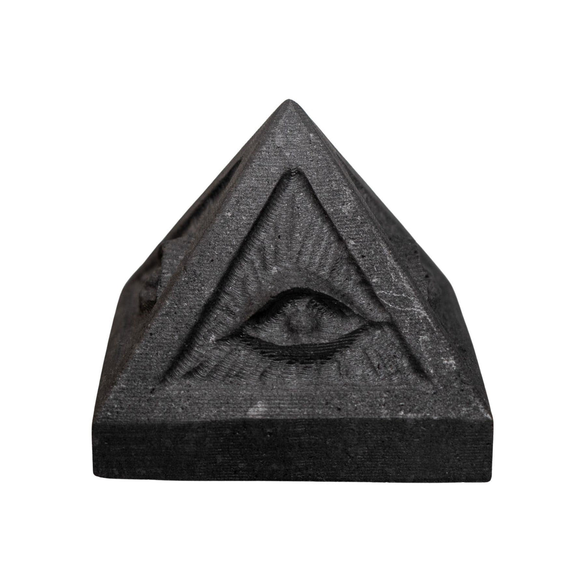 Shungite Evil Eye Pyramid