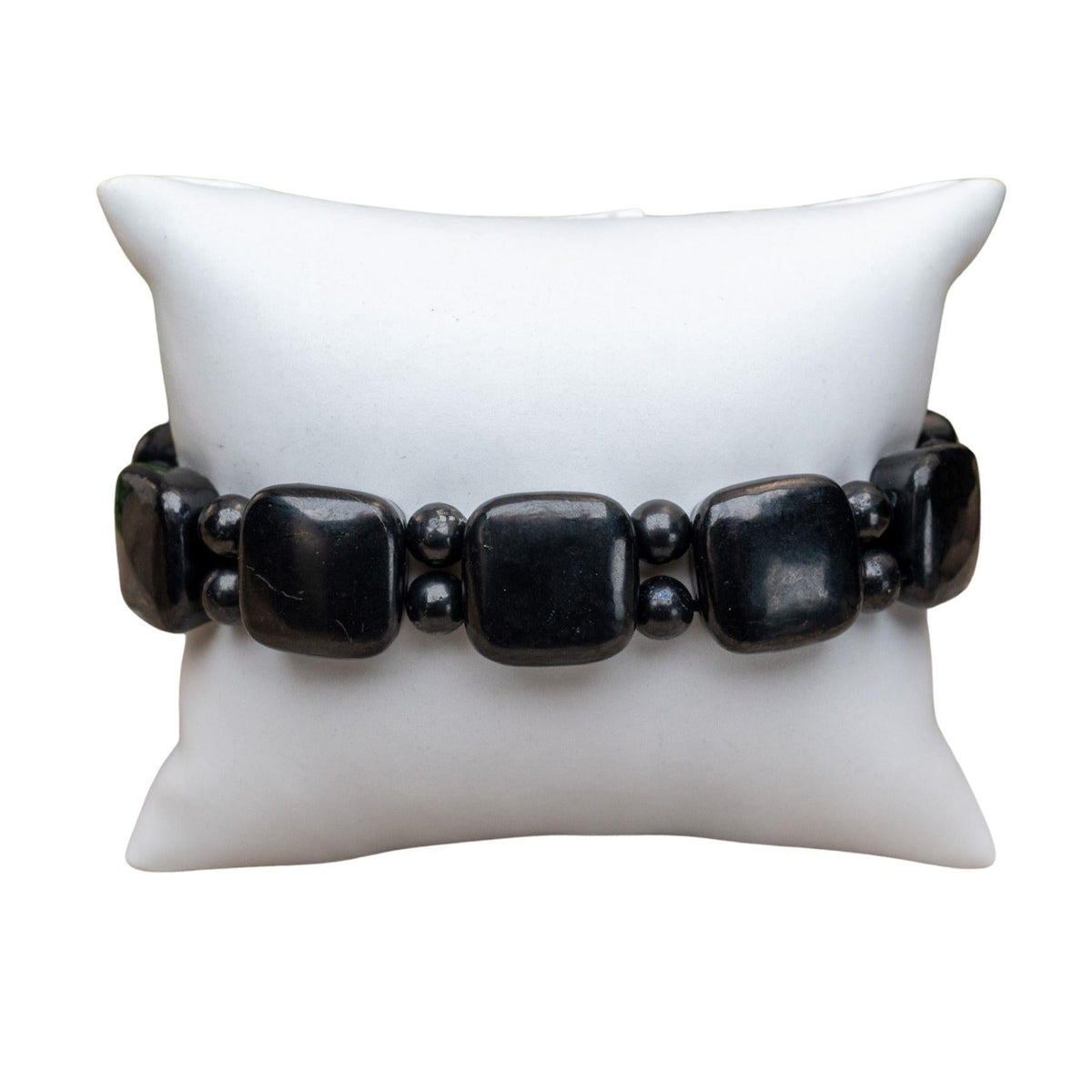 Shungite Square 15mm Bracelet