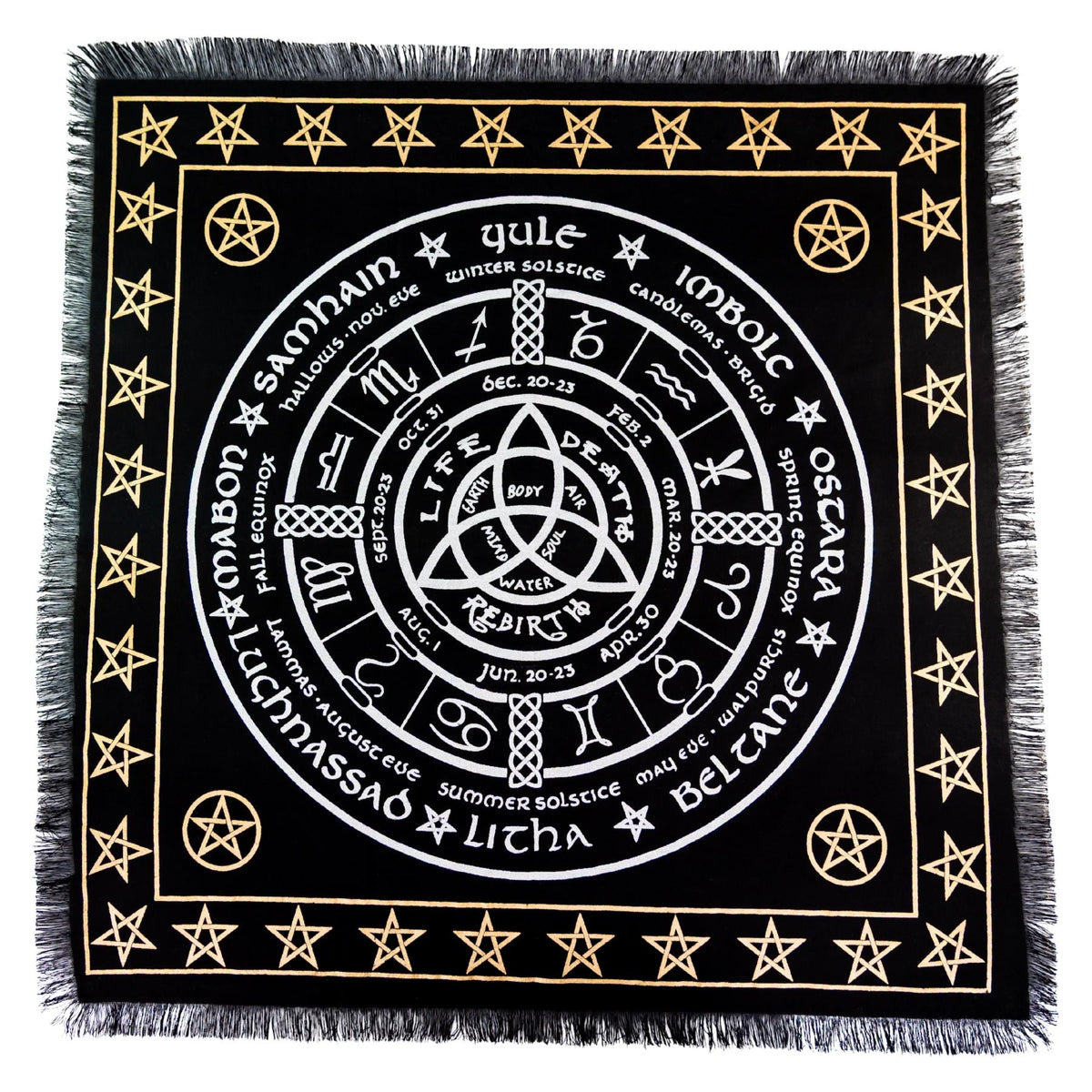 Wheel of the Year Altar Cloth