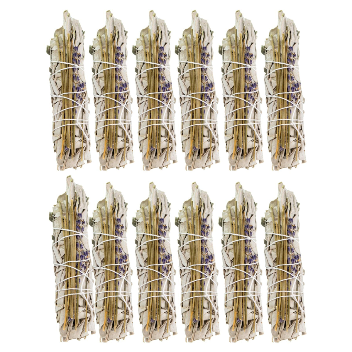 White Sage with Lavender Smudge Stick