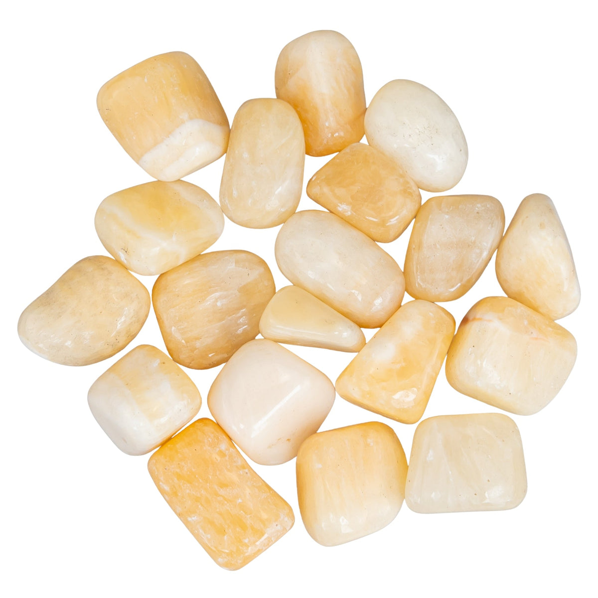 Yellow Calcite Tumbled 1lb