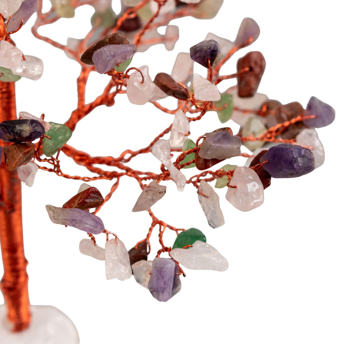 Mixed Gemstone Tree with Crystal Base