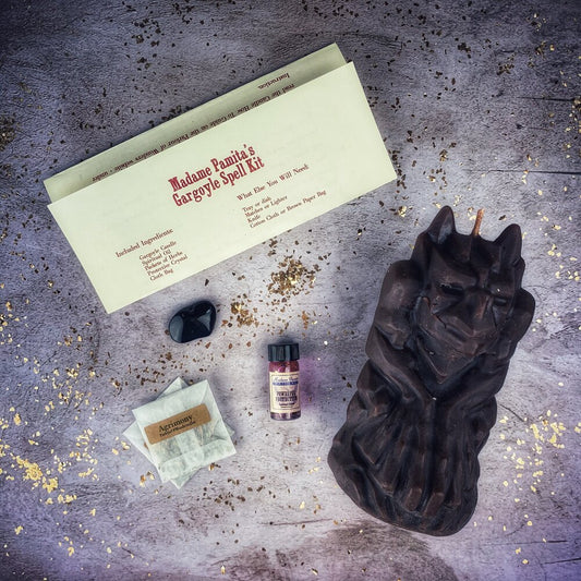 Gargoyle Protection Candle Spell Kit - Powerful Guardian Magic