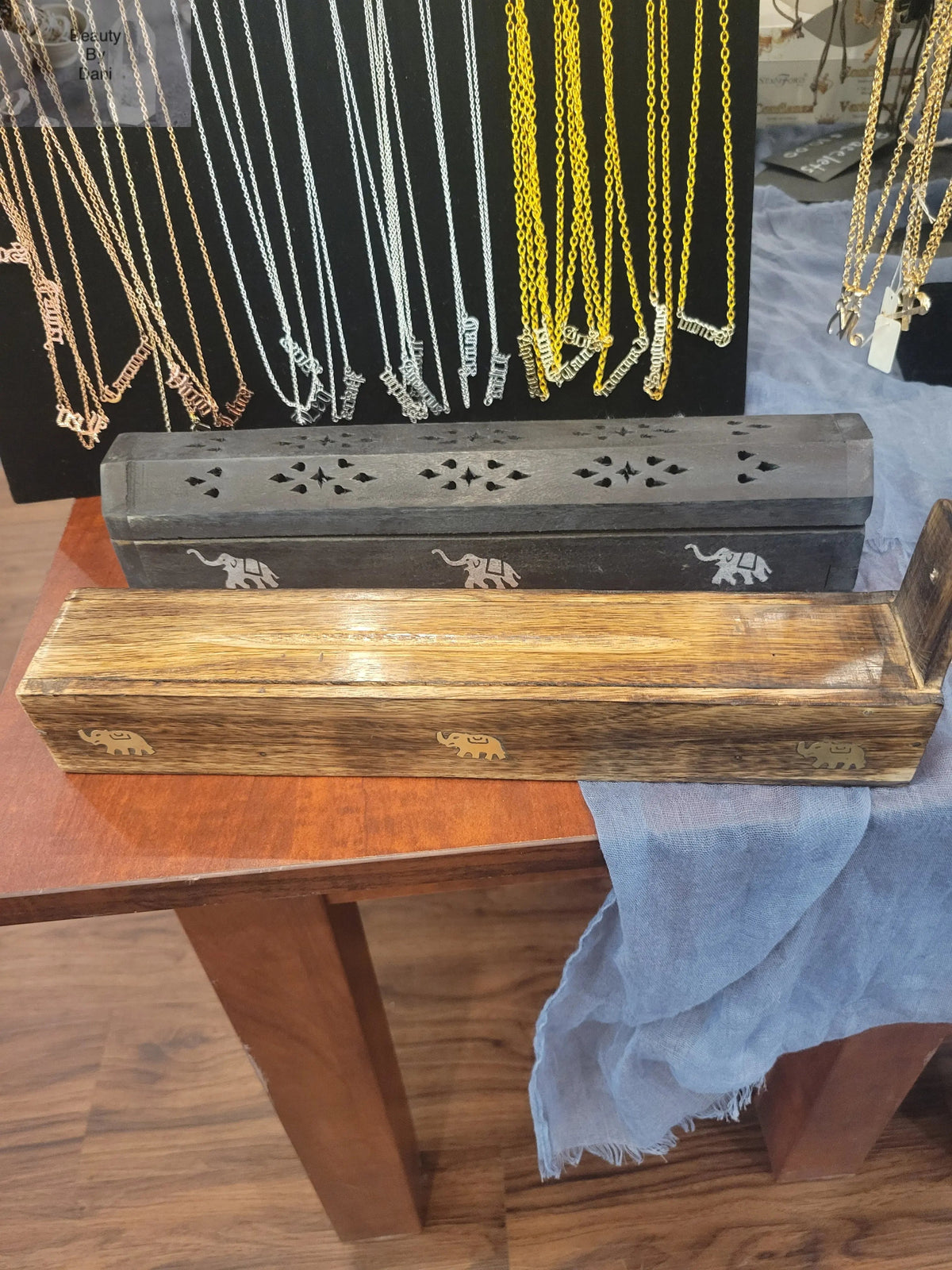 Wooden Long Incense Holder and Storage Box