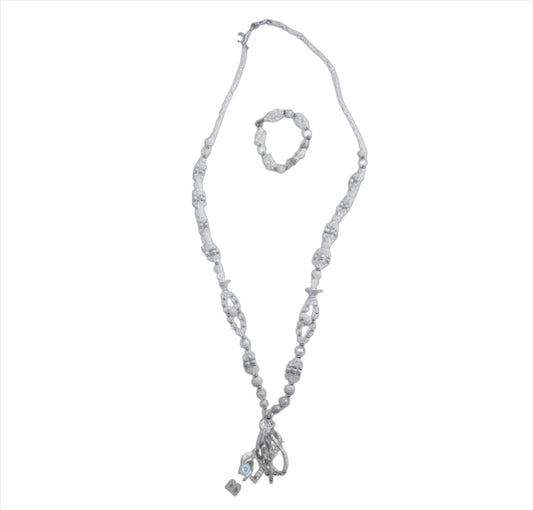 Collar Y Ilde De Obatala / Necklace and Ilde Of Obatala