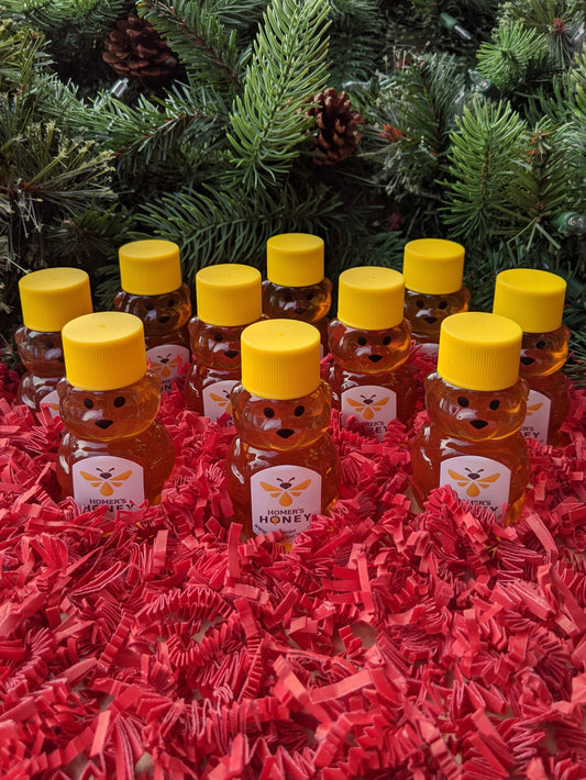 10 Raw Honey Mini Bears - 2 oz.