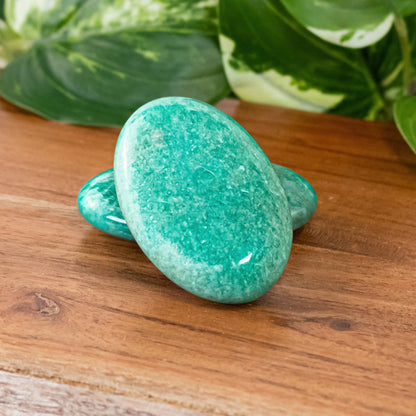 Amazonite Palm Stone