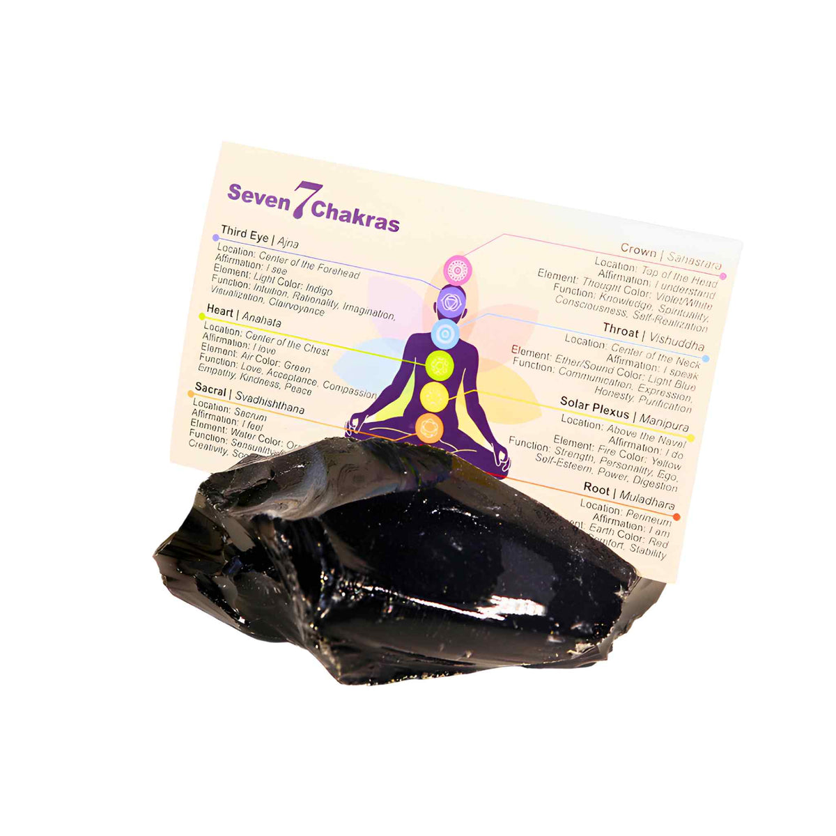 Black Obsidian Card Holder