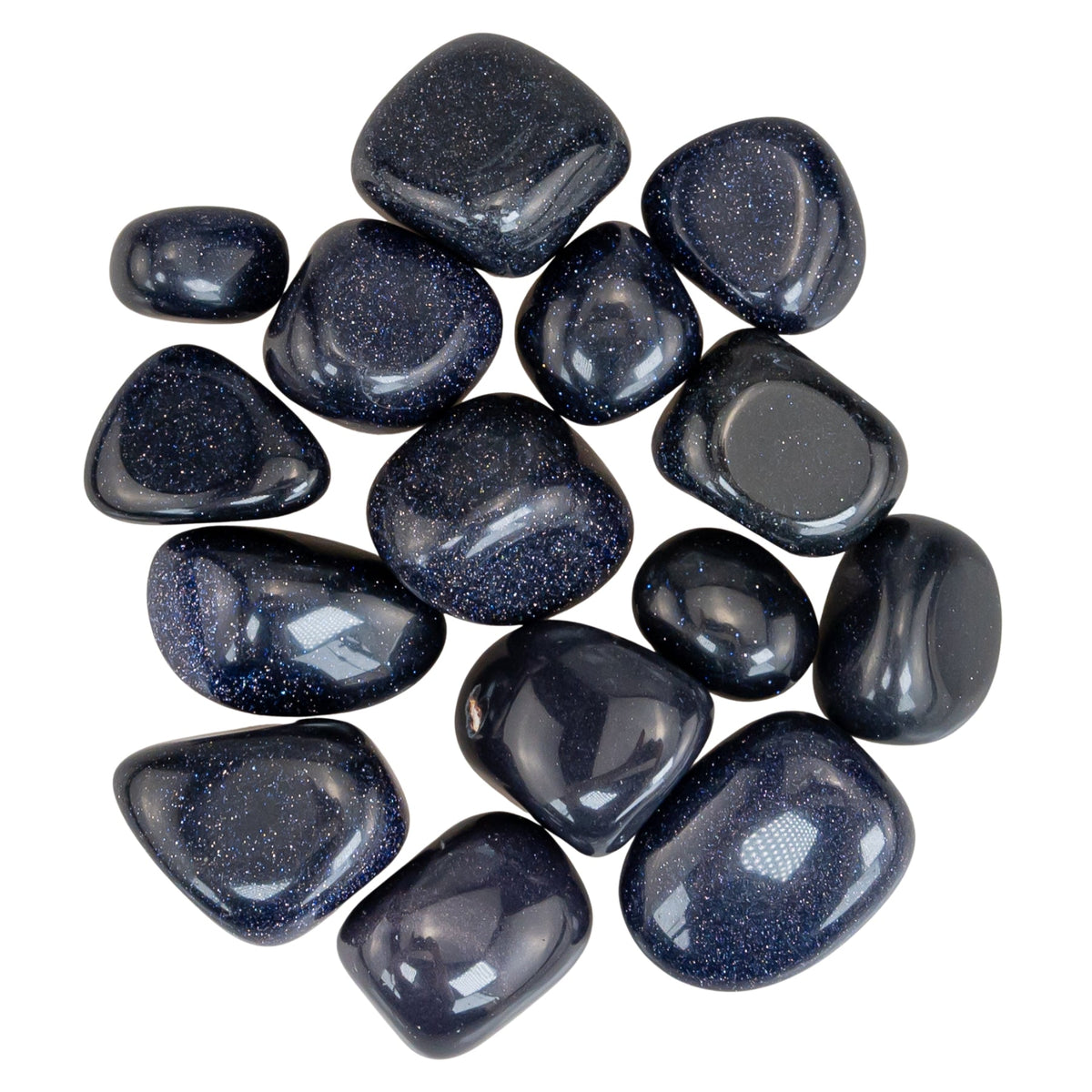 Blue Goldstone Tumbled 1lb
