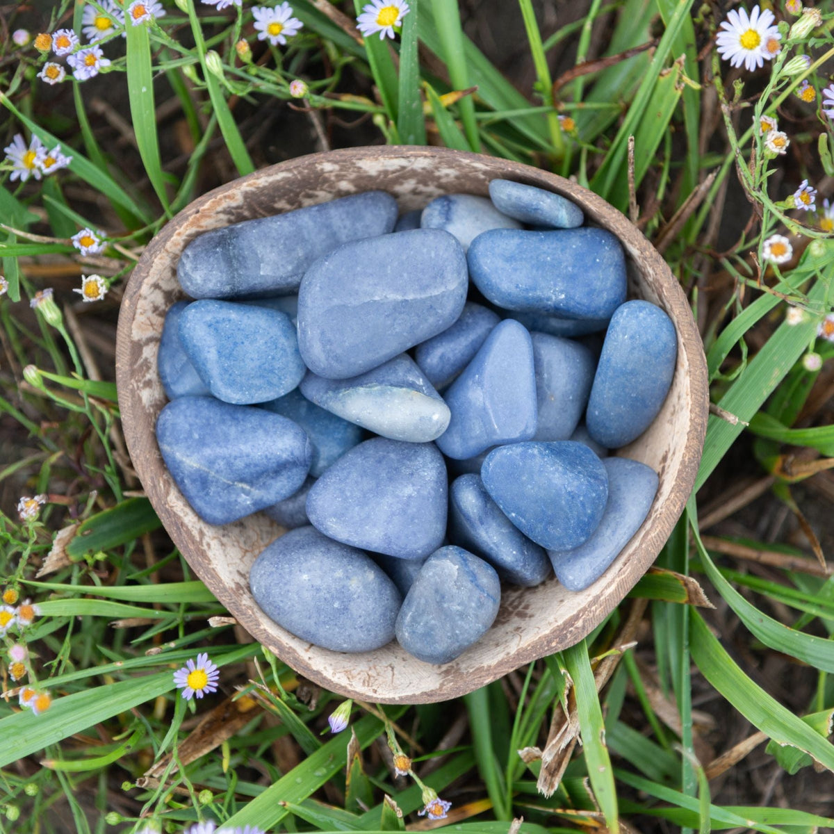 Blue Quartz Tumbled 1lb