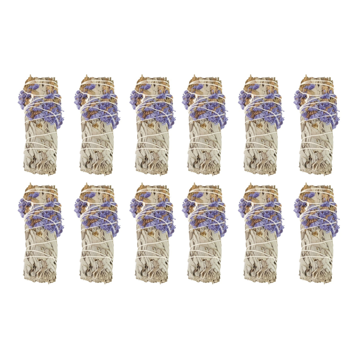 White Sage with Flowers Smudge Stick