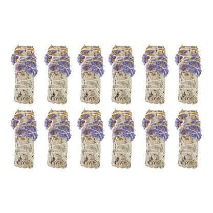 White Sage with Flowers Smudge Stick