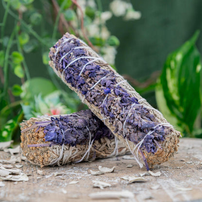 Blue Sage with Lavender Smudge Stick