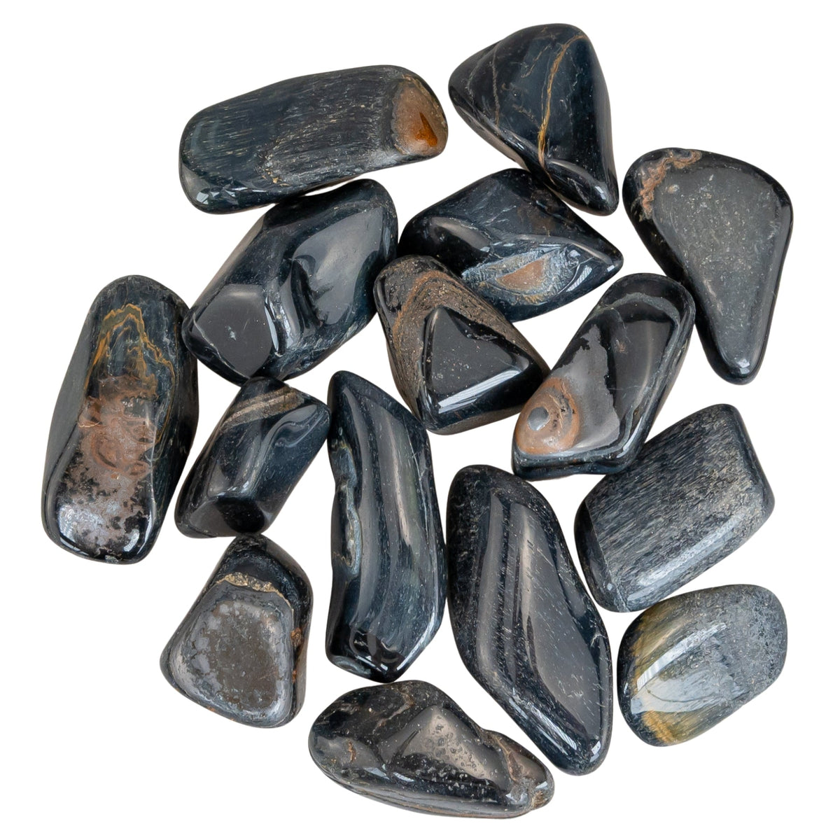 Blue Tiger's Eye Tumbled 1lb
