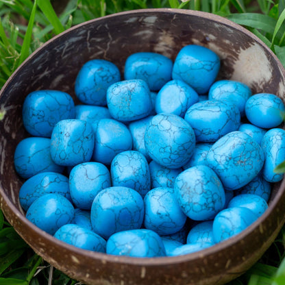 Blue Howlite Tumbled