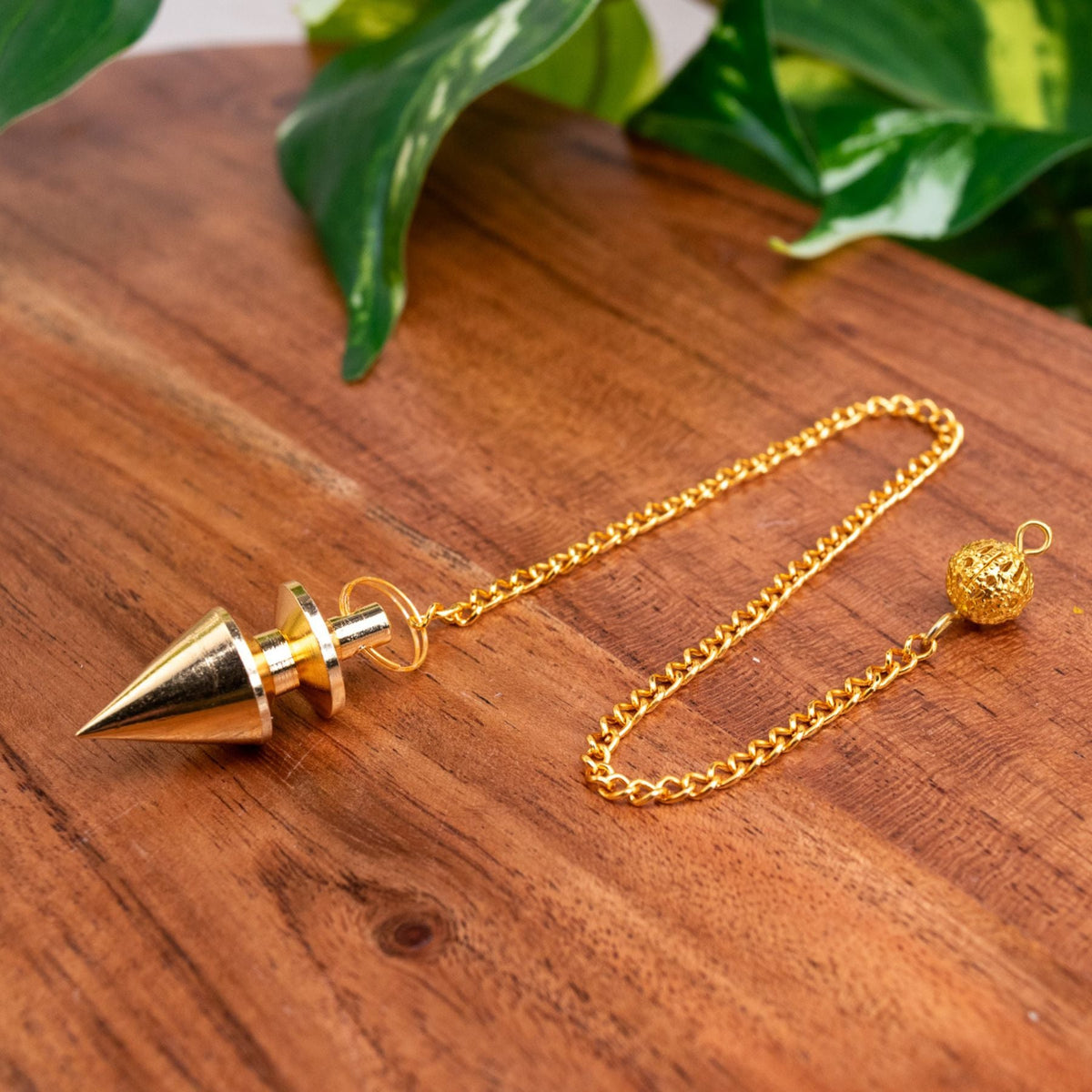 Solid Brass Metal Point Pendulum