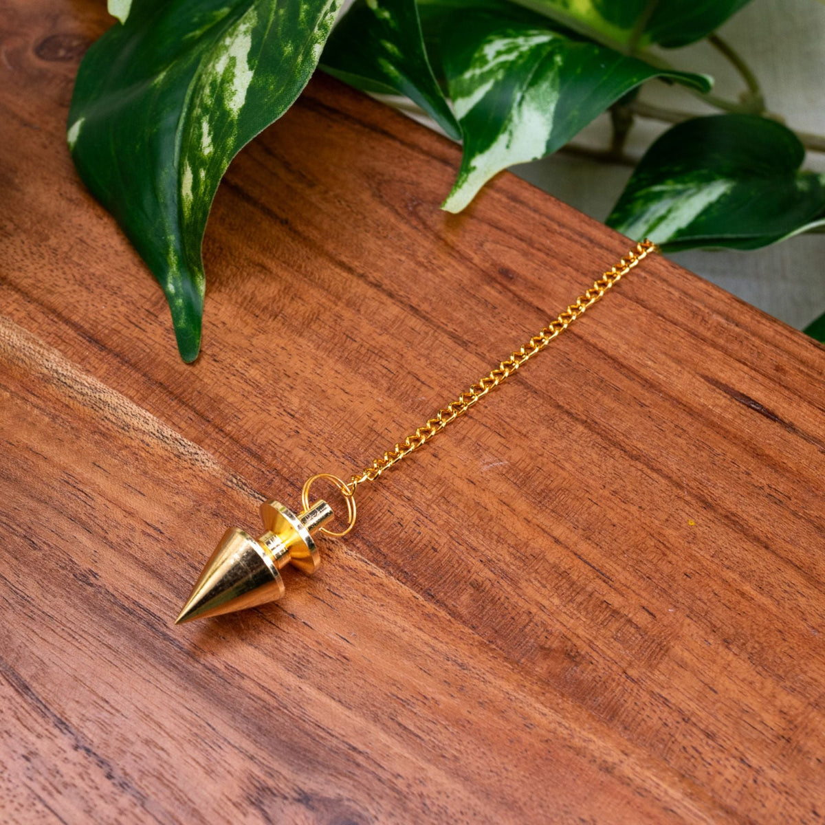 Solid Brass Metal Point Pendulum