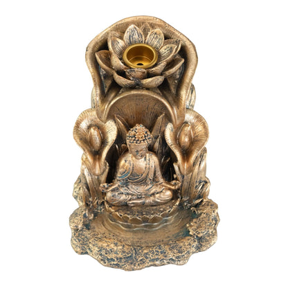 Bronze Buddha Backflow Incense Burner