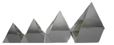 Crystal Pyramid White (Clear) - 100mm