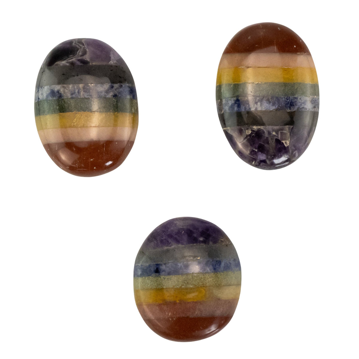 Chakra Large Palm Stone