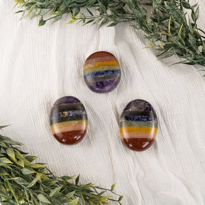 Chakra Large Palm Stone