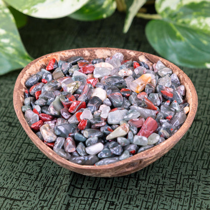 Bloodstone Crystal Chips 1lb