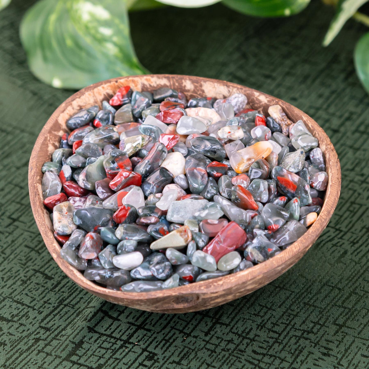 Bloodstone Crystal Chips 1lb