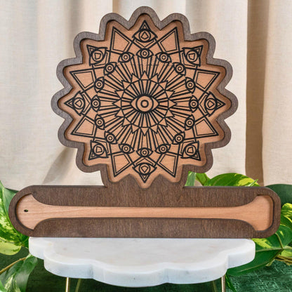 Crystal Grid Incense Burner