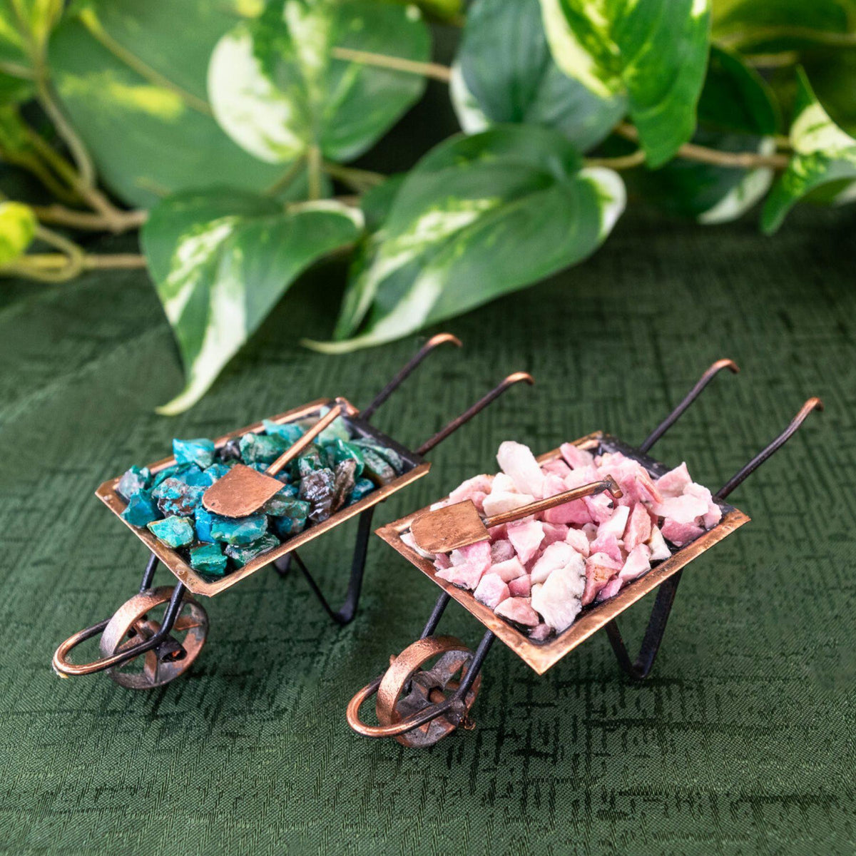 Crystal Chip Wheelbarrow