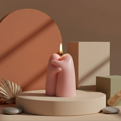 Emotional Support Candle | Sculptural Soy Wax Comfort Gift