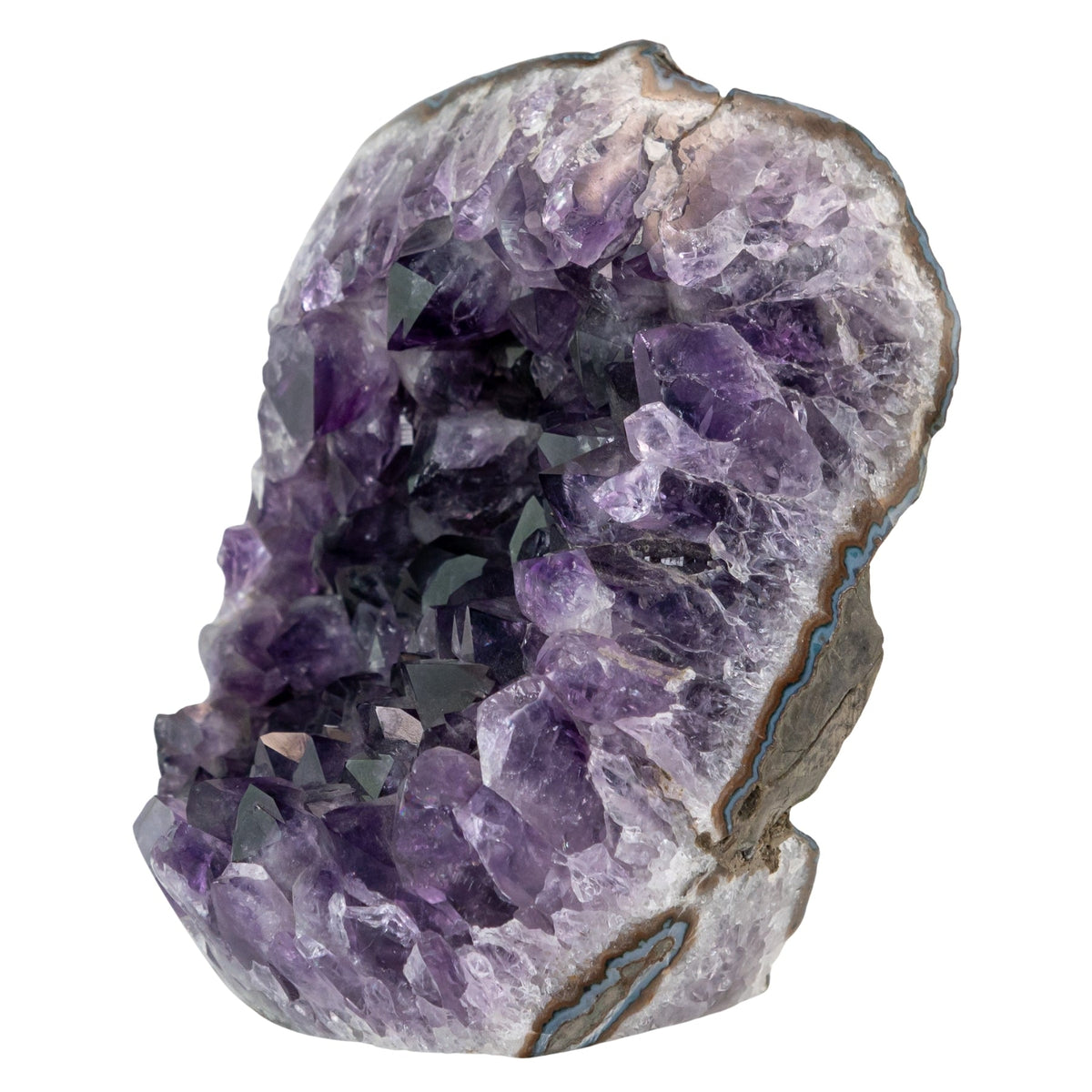 Amethyst Cut Base Geode Cluster