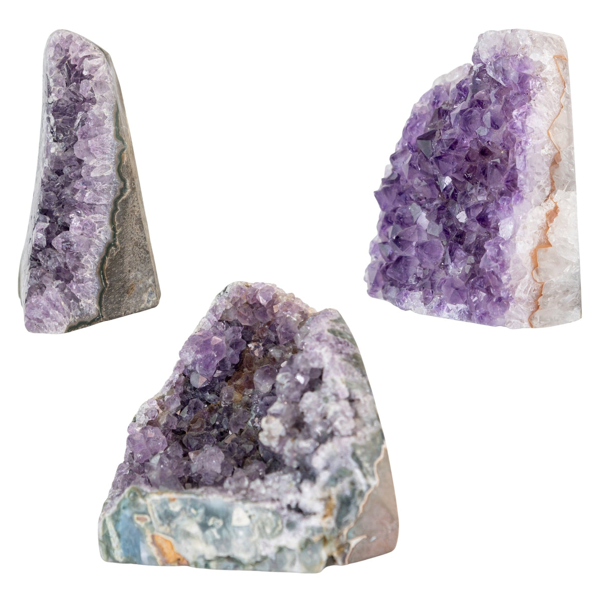 Amethyst Cut Base Geode Cluster