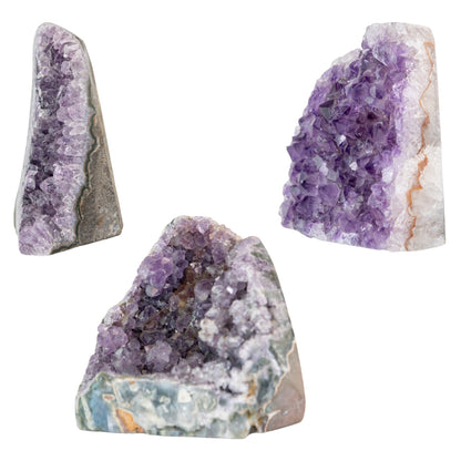 Amethyst Cut Base Geode Cluster