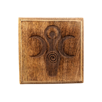Wood Goddess Altar Table