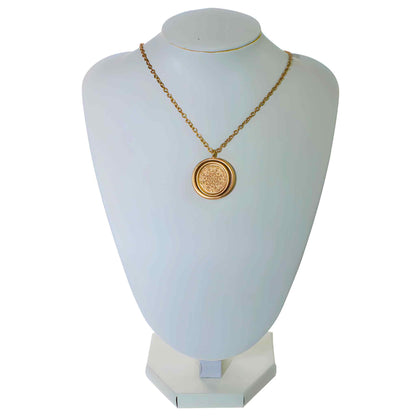 Mantra Medallion Necklace
