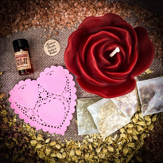 Rose Romance Candle Spell Kit - Love & Romance