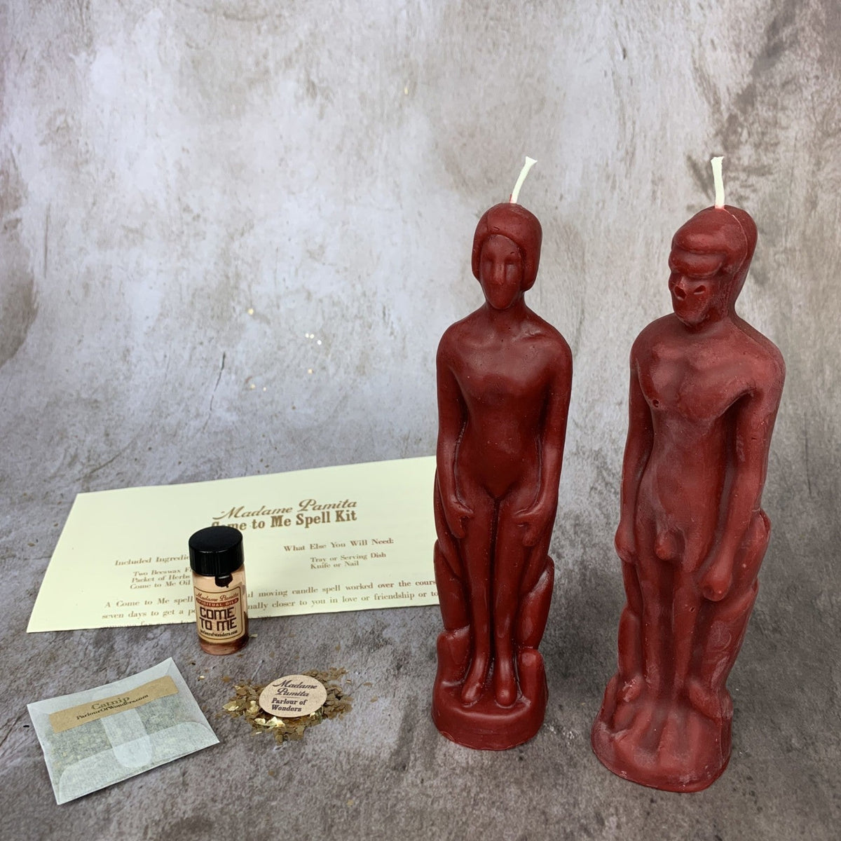 Come to Me Candle Spell Kit Human/Male - Attract Love & Passion