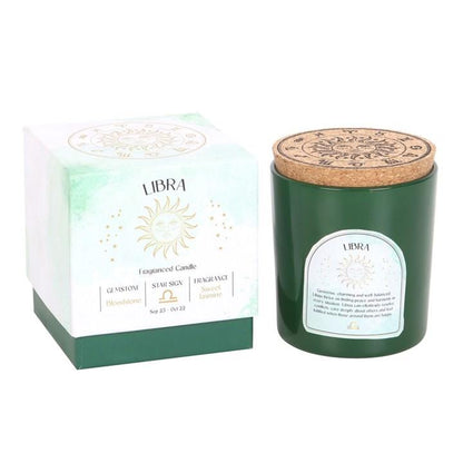 Scented Zodiac Crystal Candle