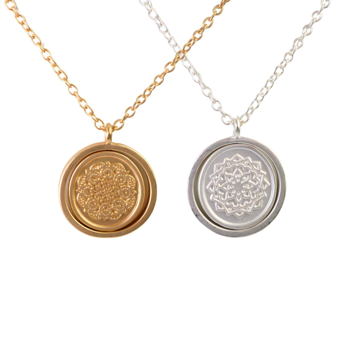 Mantra Medallion Necklace