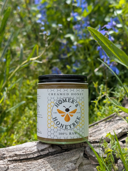Raw Creamed Honey 7.5 oz