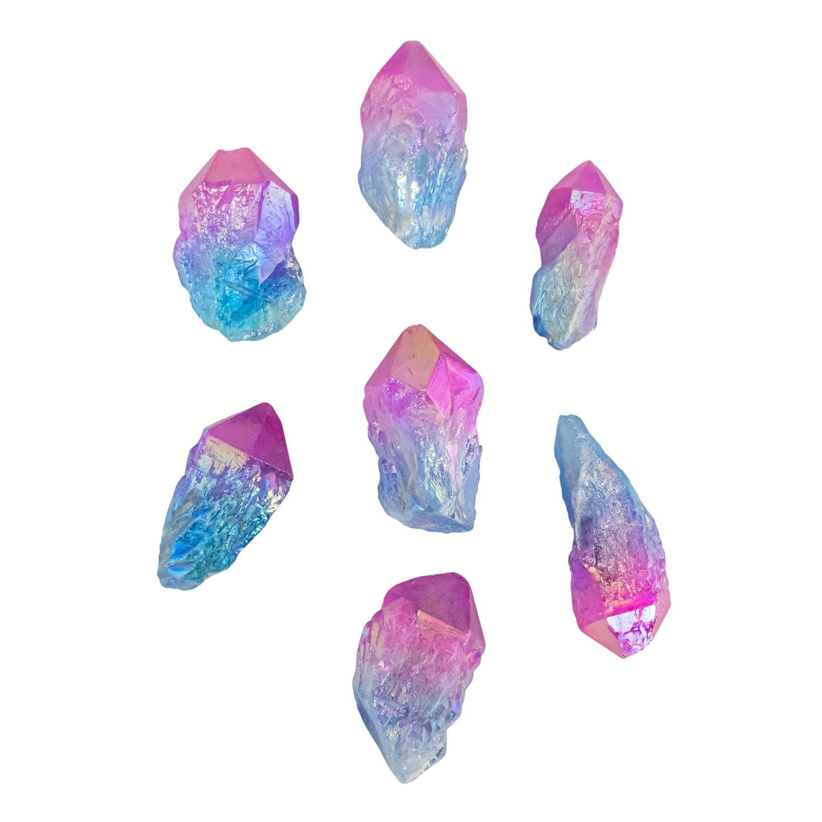 Blue & Pink Aura Quartz Point 1lb