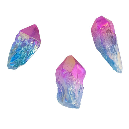 Blue & Pink Aura Quartz Point 1lb