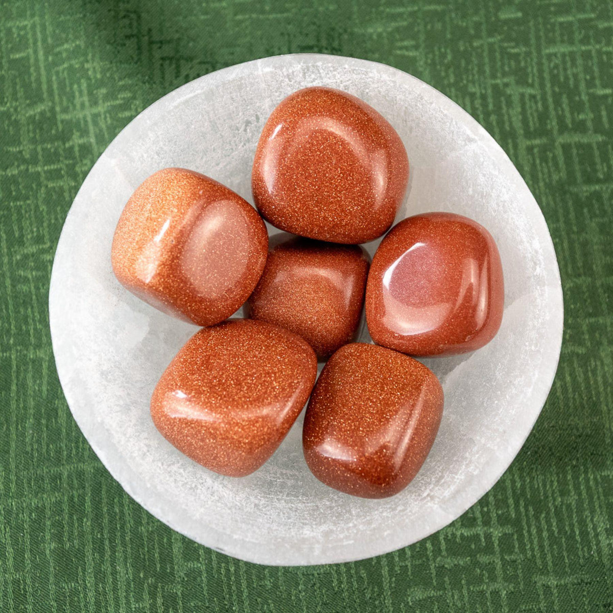 Red Goldstone Tumbled 1lb