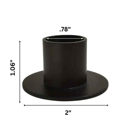 Black Taper Candle Holder