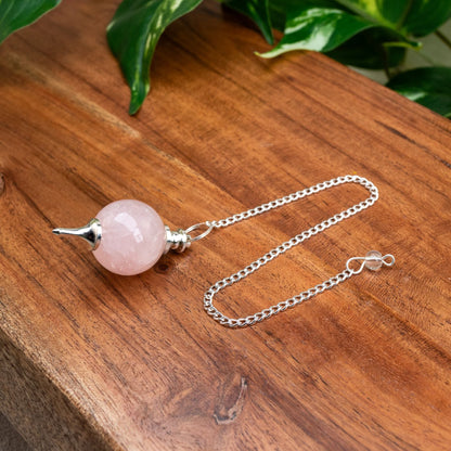 Rose Quartz Sephoroton Pendulum